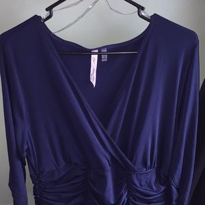 NY Collection Navy blue dress